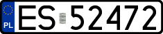 License plates of Poland, Regular car plates
