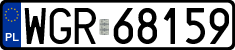 License plates of Poland, Regular car plates