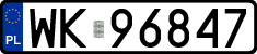 License plates of Poland, Regular car plates