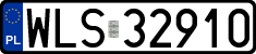 License plates of Poland, Regular car plates