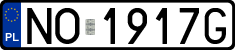 License plates of Poland, Regular car plates