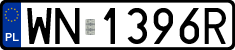 License plates of Poland, Regular car plates