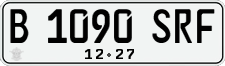 License plate of Indonesia, Regular plates