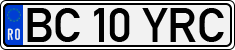 License plate of Romania, Regular plates