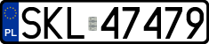 License plates of Poland, Regular car plates
