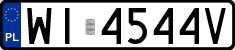 License plates of Poland, Regular car plates