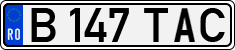 License plate of Romania, Regular plates