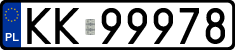 License plates of Poland, Regular car plates