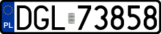 License plates of Poland, Regular car plates