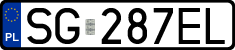 License plates of Poland, Regular car plates