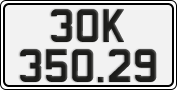 License plate of Vietnam, Cars