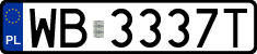 License plates of Poland, Regular car plates