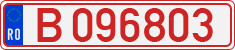 License plate of Romania, Provisional