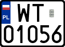 License plates of Poland, Regular car plates