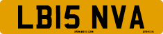 License plate of the United Kingdom, 2001 year system