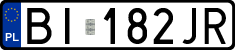License plates of Poland, Regular car plates