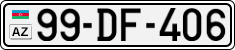 License plate of Azerbaijan, Cars