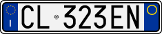 License plate of Italy, Cars (1994 year series)