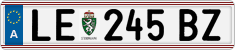 License plate of Austria, Regular plates