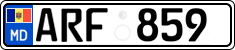 License plate of Moldova, Cars (2015)
