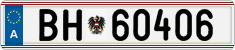 License plate of Austria, Official services and consulates