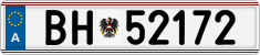 License plate of Austria, Official services and consulates