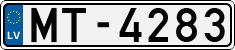 License plate of Latvia, Regular car plates