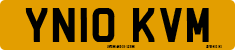 License plate of the United Kingdom, 2001 year system