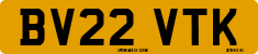 License plate of the United Kingdom, 2001 year system