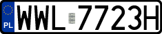 License plates of Poland, Regular car plates