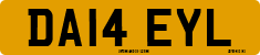 License plate of the United Kingdom, 2001 year system