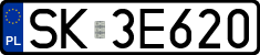 License plates of Poland, Regular car plates