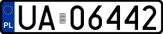 License plates of Poland, Military