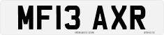 License plate of the United Kingdom, 2001 year system