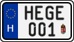 license plates of Hungary, Vanity Plates (2022)