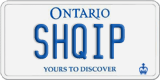 Ontario, Vanity Plates