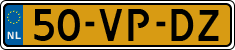 License plate of the Netherlands, Light Commercial Vehicles (1994 system)