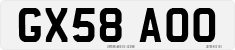 License plate of the United Kingdom, 2001 year system