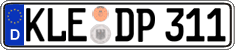 German license plate, Regular plates