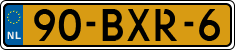 License plate of the Netherlands, Heavy Commercial Vehicles (1994 system)