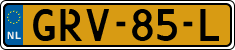 License plate of the Netherlands, Cars