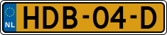 License plate of the Netherlands, Cars