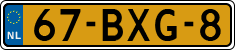 License plate of the Netherlands, Heavy Commercial Vehicles (1994 system)