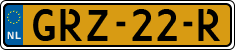License plate of the Netherlands, Cars