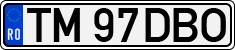 License plate of Romania, Regular plates