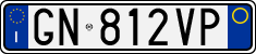 License plate of Italy, Cars (1994 year series)
