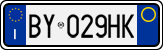 License plate of Italy, Cars (1994 year series)