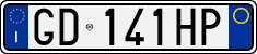 License plate of Italy, Cars (1994 year series)