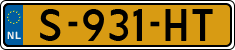 License plate of the Netherlands, Cars