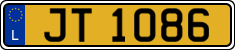 License plate of Luxembourg, 2003 year system